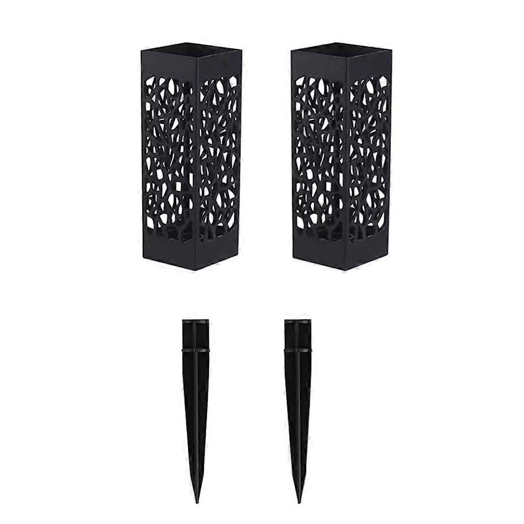 Flower Basket with Stake Multifunction Decorative Garden Yard Decoration