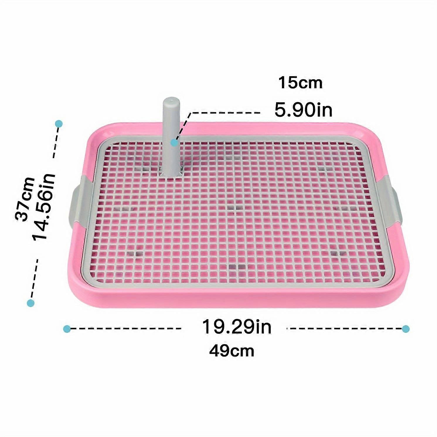 QuickClean Mesh Dog Litter Box - Indoor Pee Pad Holder with Secure Tray for Potty Training Puppies - Portable and Easy to Clean