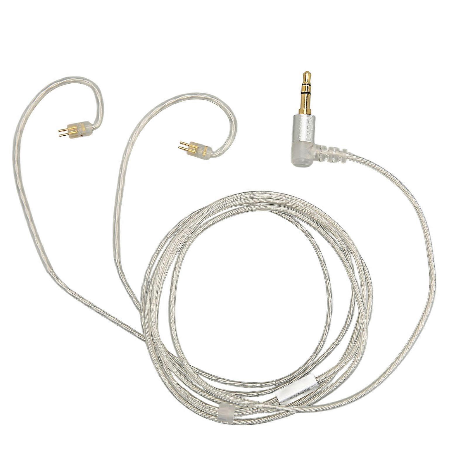 Upgrade Cable for 2 Pin 0.78mm Headphones Silver Plated Copper Replacement