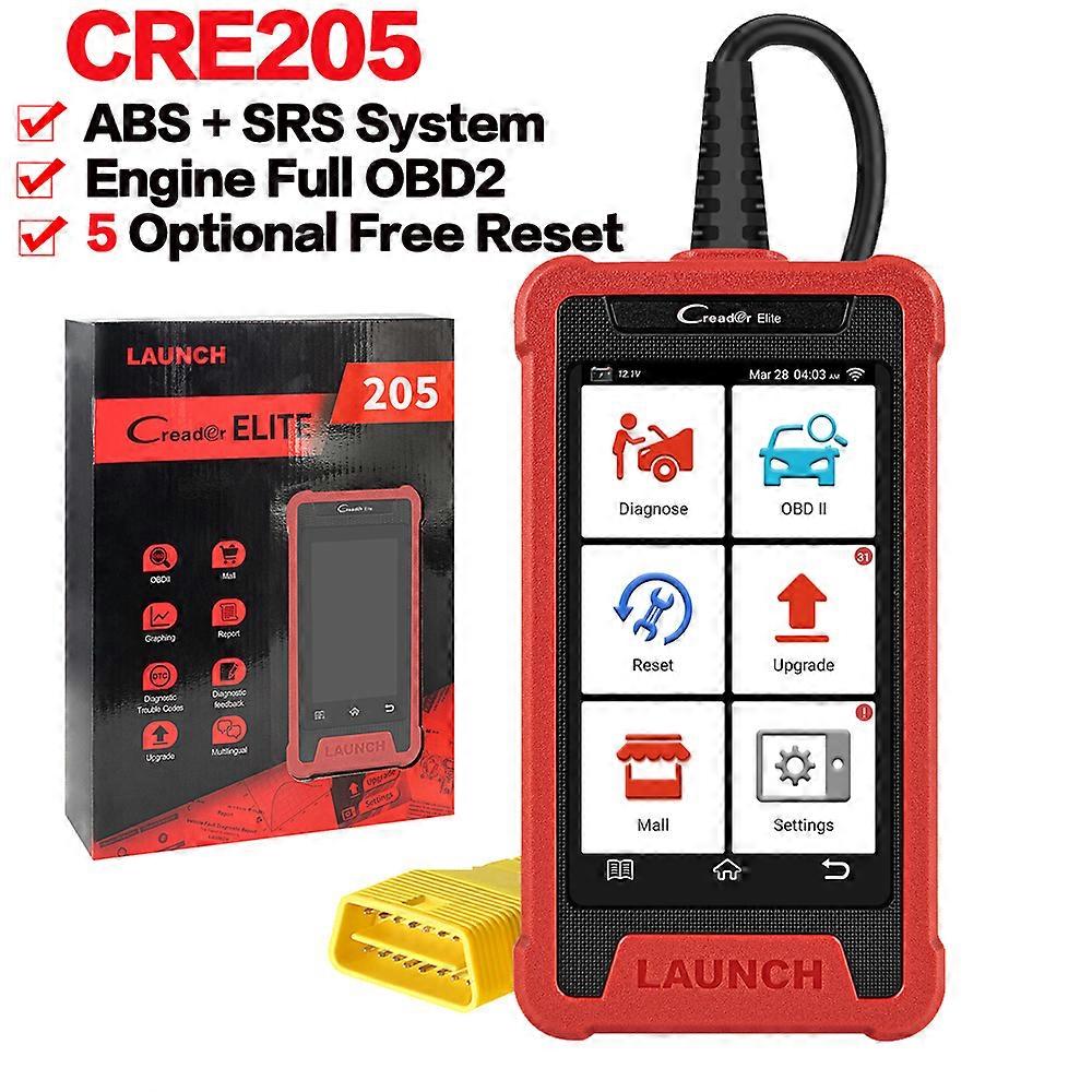 X431 CRE200/CRE202/CRE205 OBD2 Diagnostic Tools Car OBDII ABS SRS Scanner Code Reader DIY 16 Optional Reset Free Update