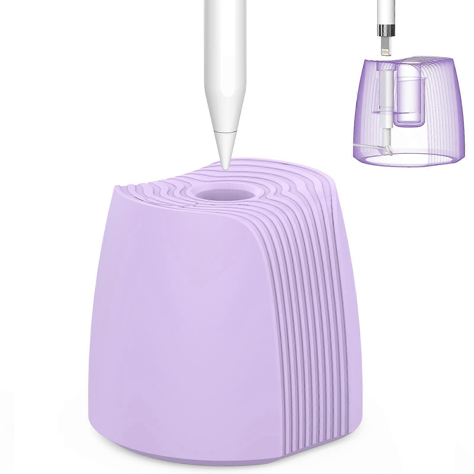 For Apple Pencil 1 / 2 AhaStyle PT-LC04 Silicone Base Stand