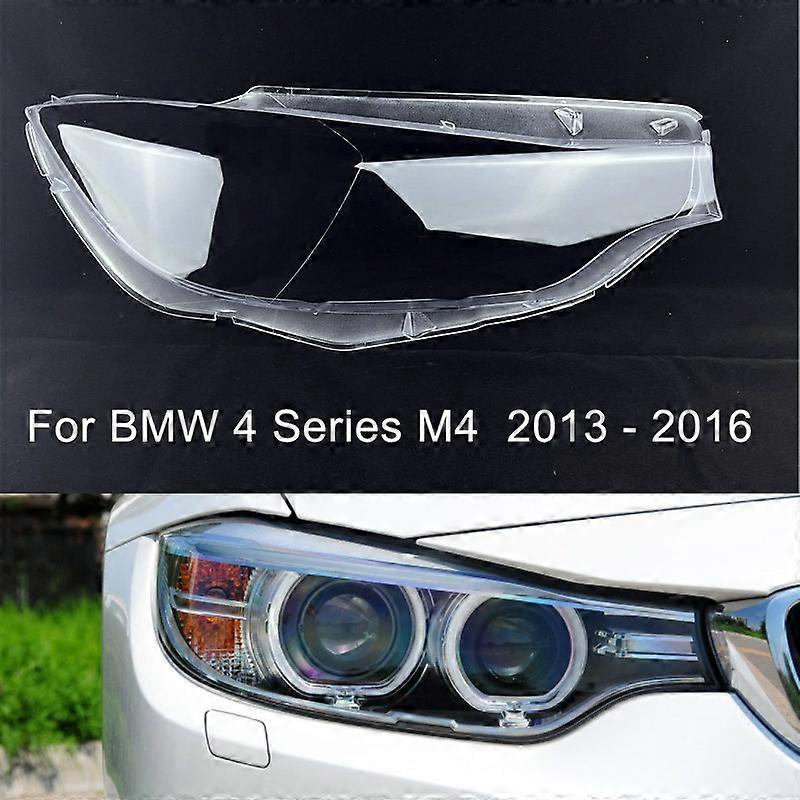 For BMW 4 Series M4 F32 F33 F36 F82 2013 2014 2015 2016Lightshade Light Shade Headlight Shell Transparent HeadLight Cover Lens