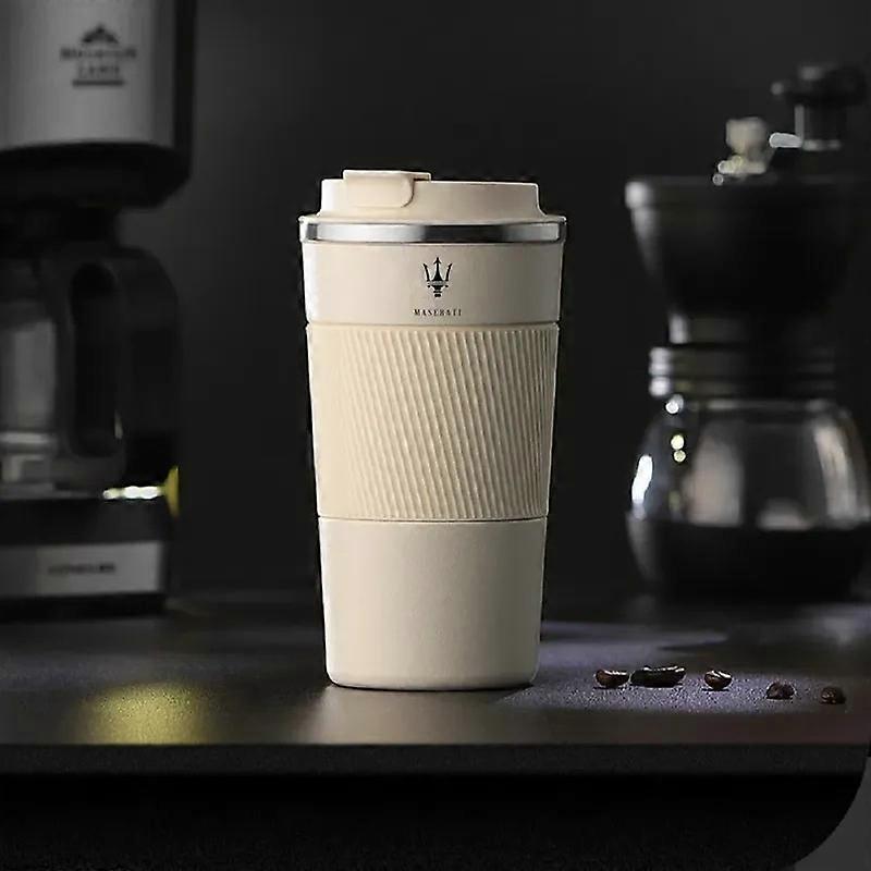 510ml 304 Tasse à café en acier inoxydable Tasse thermique pour Maserati Ghibli GranTurismo Quattroporte Levante GranCabrio Coupe MC20 Bouilloires
