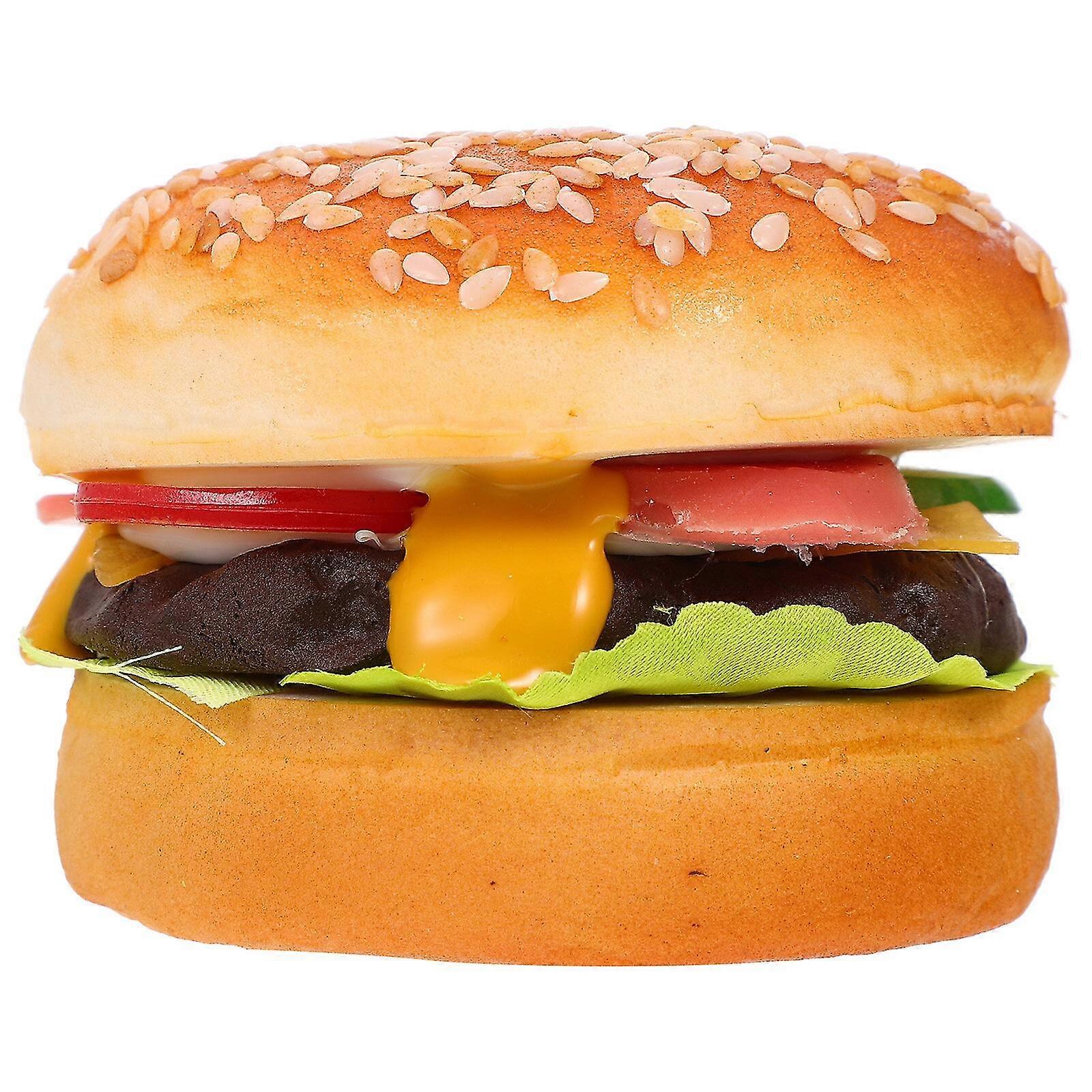 Artificial Simulation Burger Model Fake Burger Decors Bakery Photography Prop
