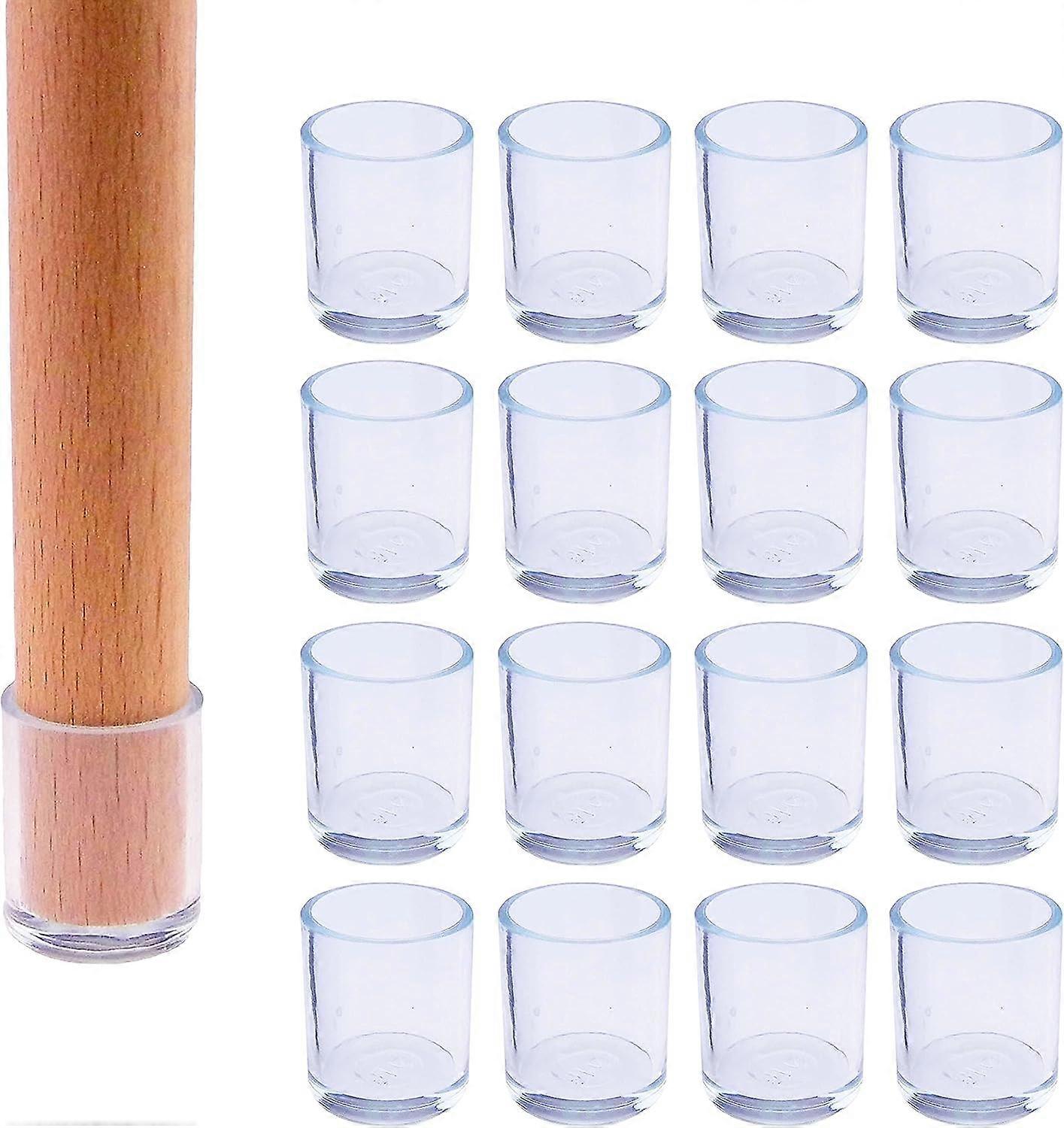16 Pack Chair Leg Protector Caps Silicone Round Round Diameter: 14mm