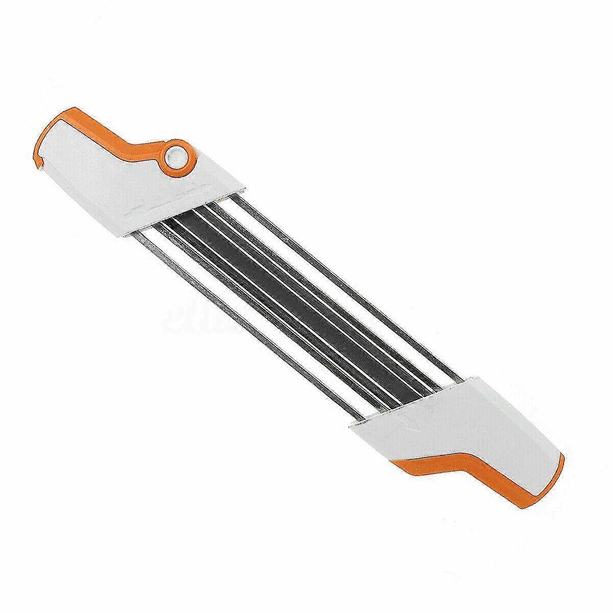 2 In 1 Metal Chainsaw Chain File Sharpener Easy 3/8inch P 4.0mm Replace, 2 In 1 Chainsaw Chain File Holder,1pcs