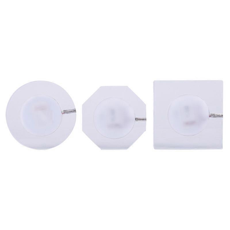 LED Light Up Acrylic Coaster Crystal Base 100x4mm Round