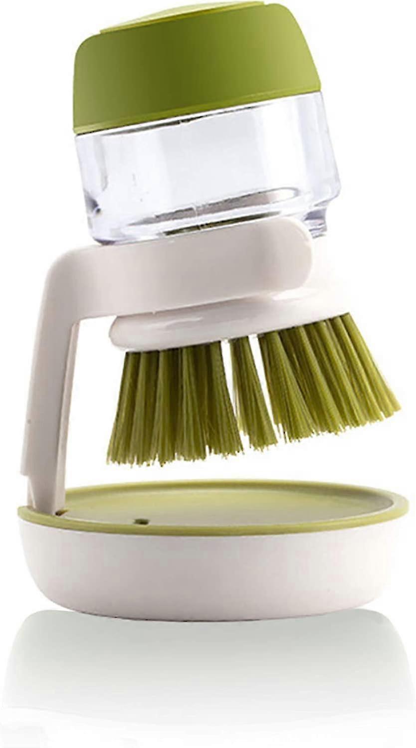 Palm Brush Upgraded  Dish Brush Kitchen Soap Dispensing Brush