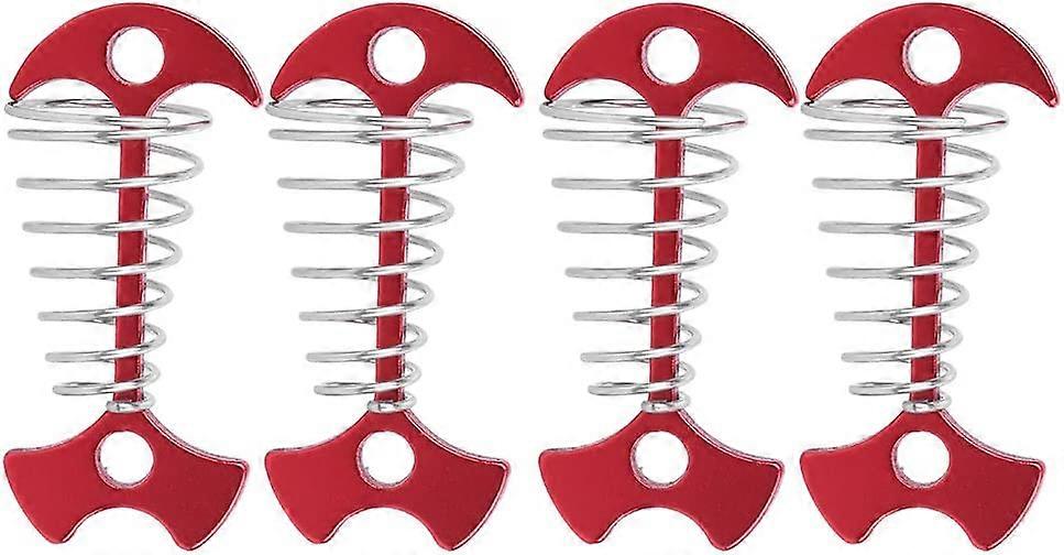 Rope Loop Hook Ground Anchor Pegs for Camping 4pcs