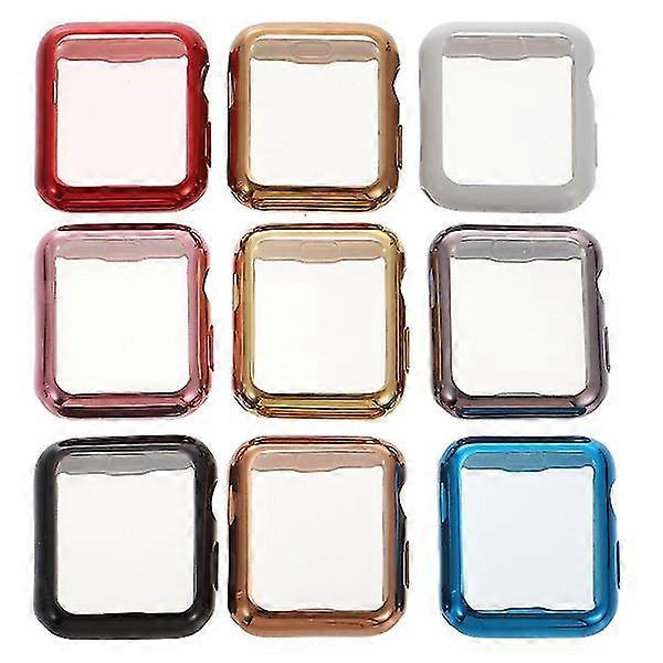 9pcs Watch Protective Case Anti-scratch Watch Shell Decorative Watch Cover Lightweight Watch Shell