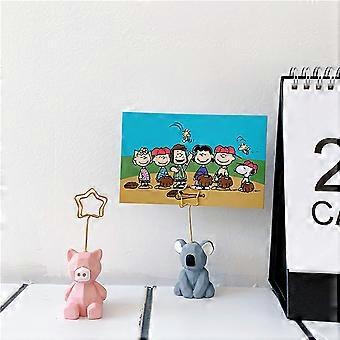 6 Supporti Da Tavolo Per Foto A Forma Di Gatto – Clip Per Segnaposto, Biglietti E Promemoria – In Acciaio Color Oro, Per Matrimoni, Festa, Ufficio, Decorazione Casa