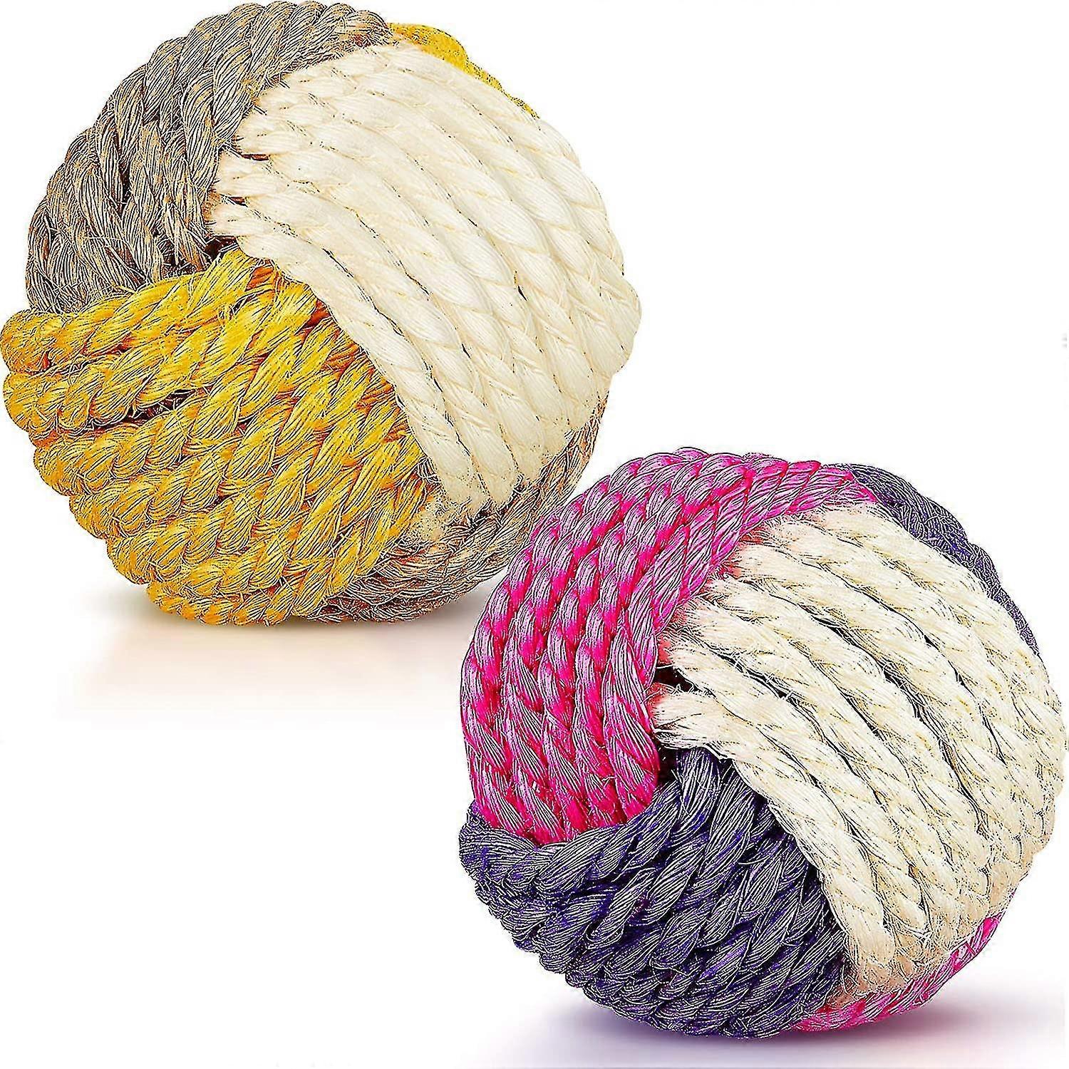 2 Piece Cat Toy Interactive Roller Ball Durable