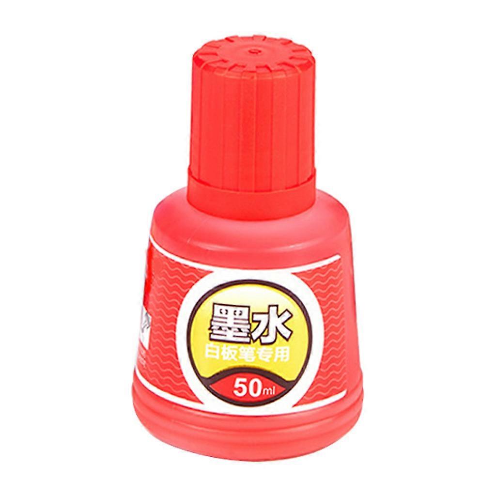 1PC 50ml Refill Ink Erasable Whiteboard Marker Pen Inks Black Red Blue