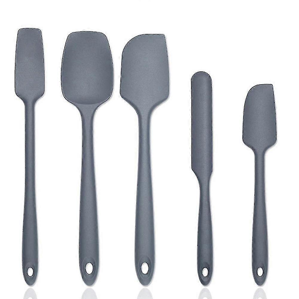 Conjunto de cozinha de cinco cinza e vermelho preto