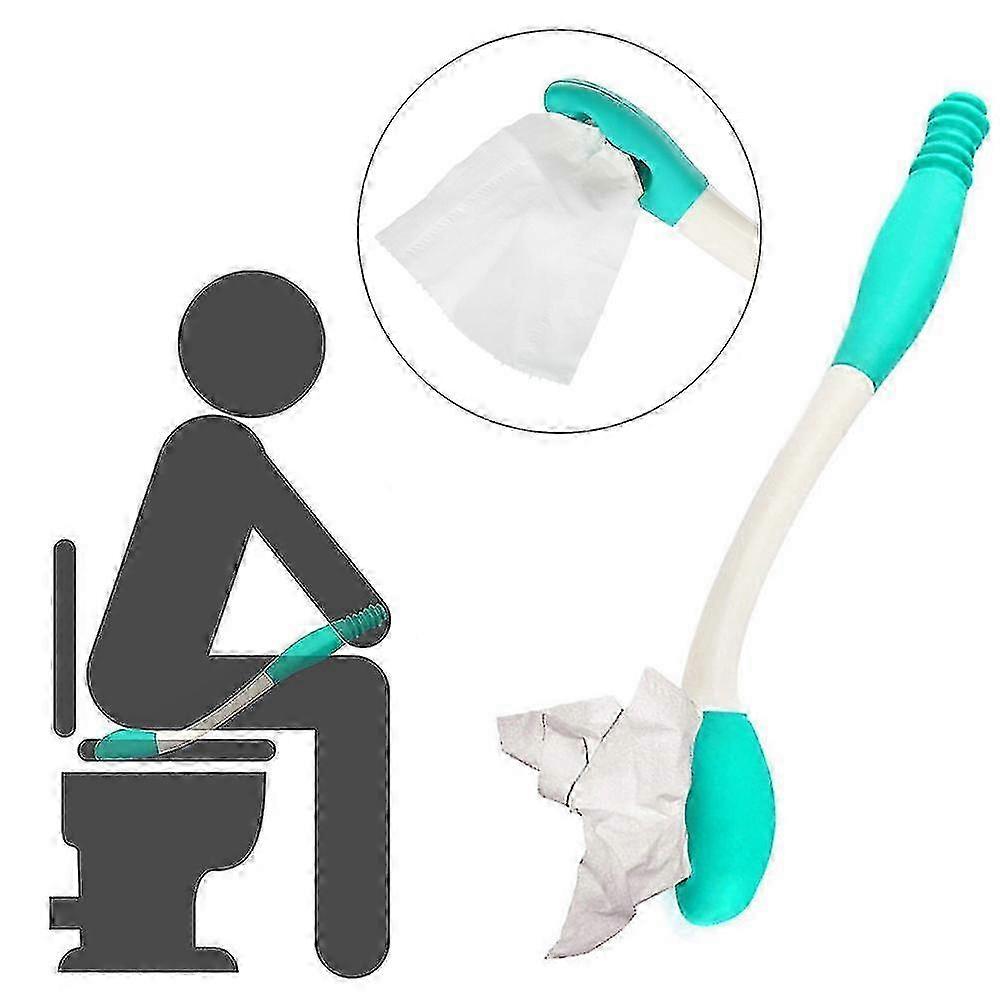 Toilet Self Wipe Aids Avoid Bending Over Long Reach Easy To Use Wiper Tissue Grip Helper Paper Holde