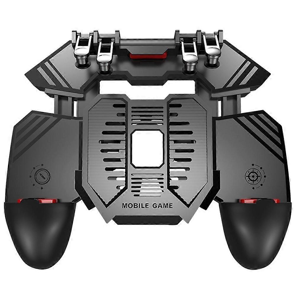 Type A AK77 Mobile Game Controller PUBG Game Controller Gamepad with 6 Finger Gaming Trigger