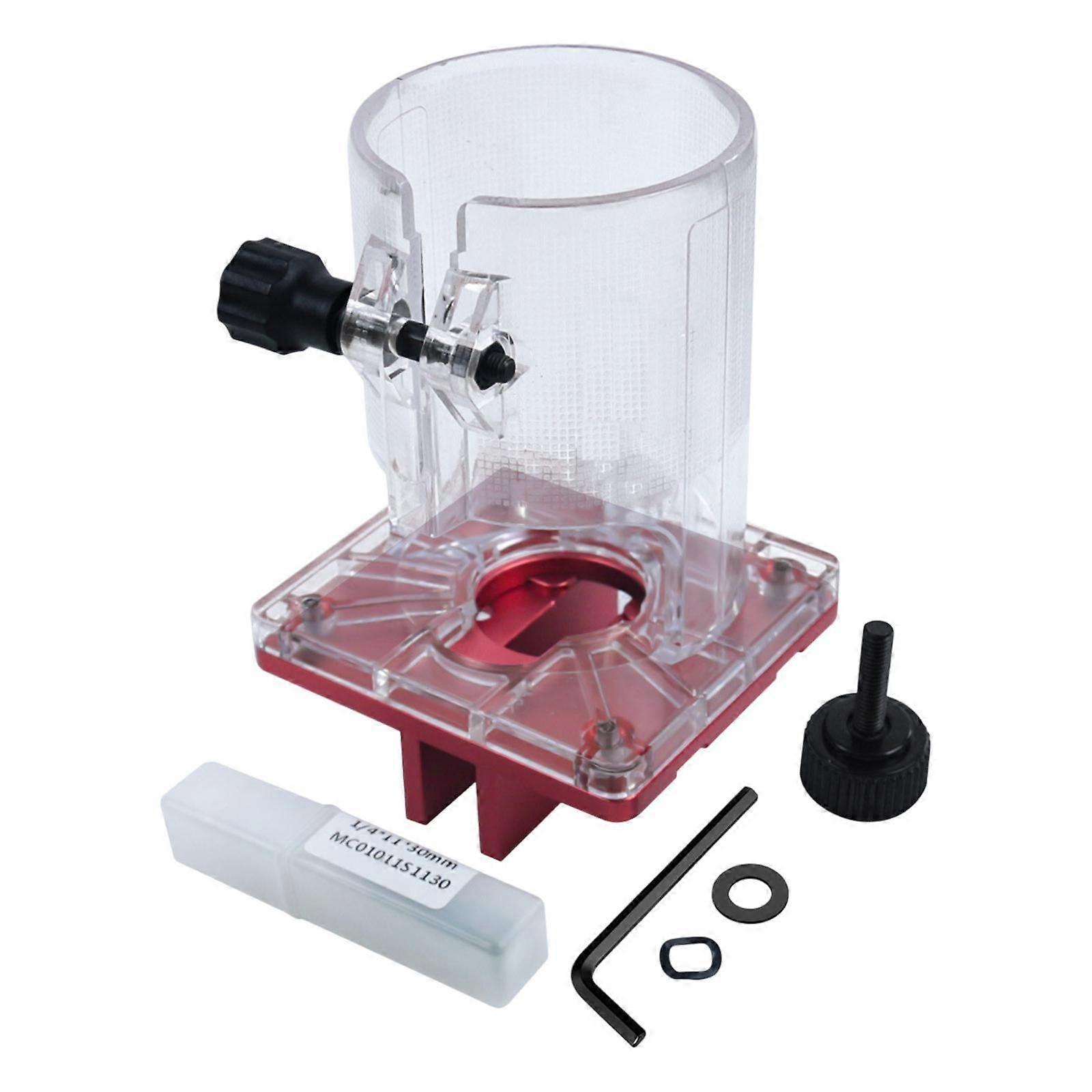 Trimming Machine Rack DIY Tools with Milling Cutter Woodwork Tool for Ffo4-6 Red