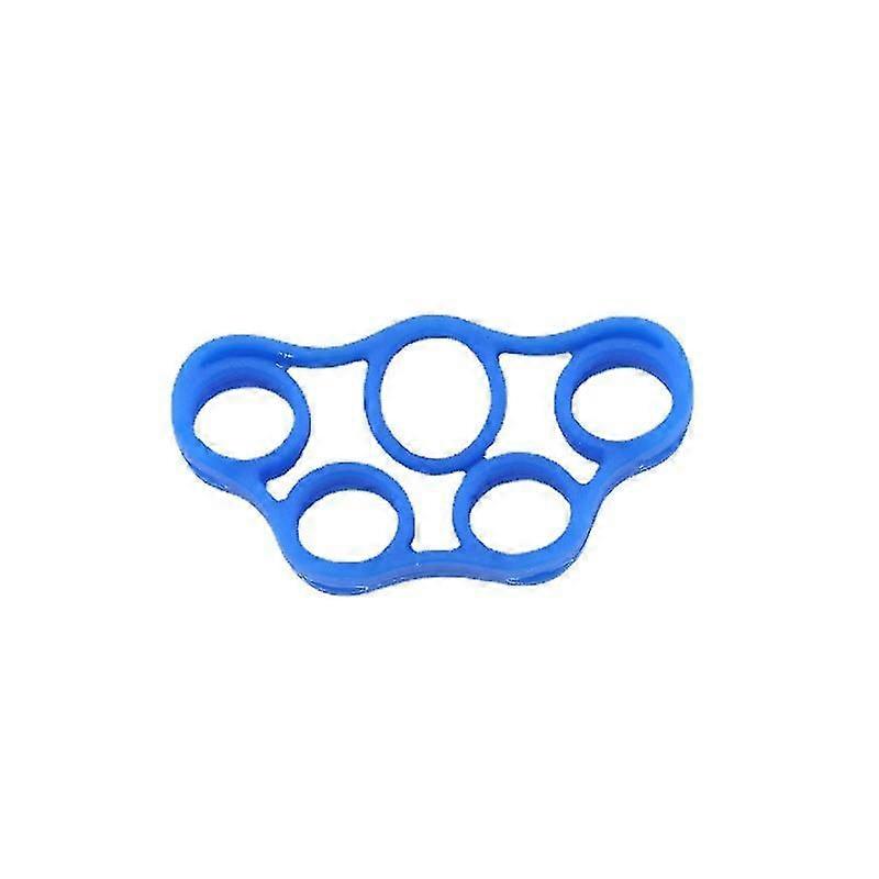 Finger Stretcher Hand Resistance Band Hand Extensor Exerciser Finger Grip Strengthener (3 Pieces, Blue)
