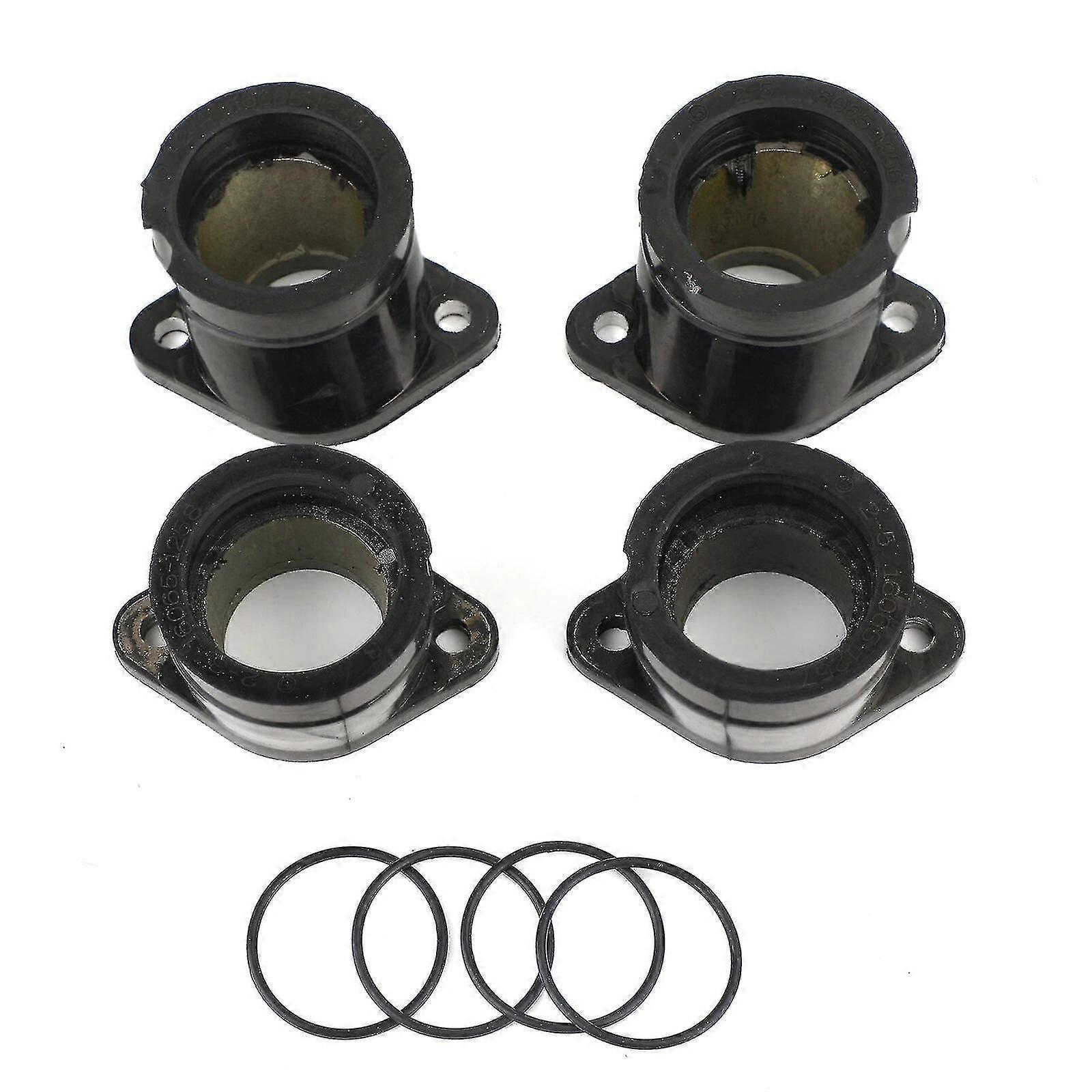 Artudatech 4x Carburetor Intake Boot Carb Fit for Kawasaki ZR750 Zephyr ZR-7 ZR7S GT750 91-06