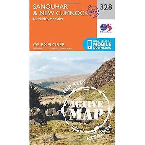 OS Explorer Map Active (328) Sanquhar and New Cumnock (OS Explorer Active Map)