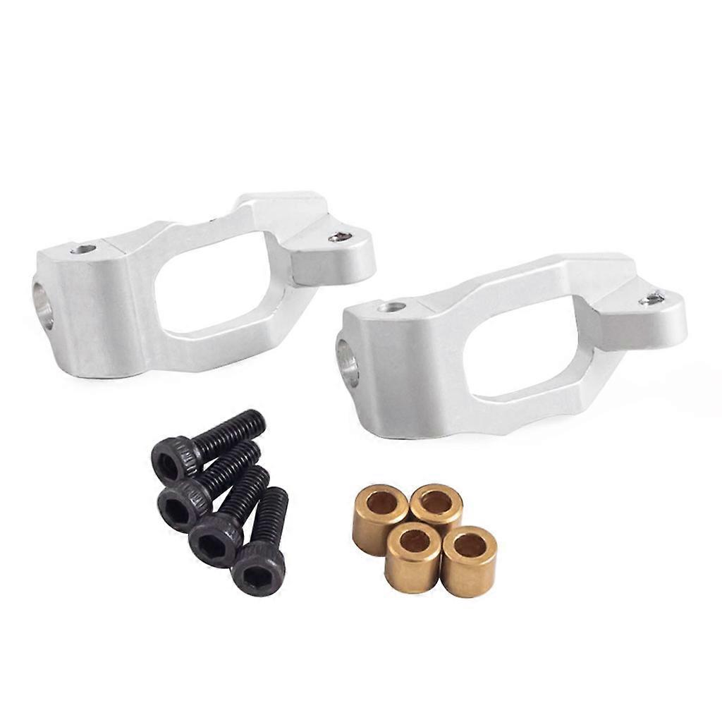 RC Crawler Front Steering C Hub for Carrier Mount RC Toy Accessories Αντικαταστάσιμα ανταλλακτικά του Hobby RC AXIAL YETI-JR AX9005 Ασημί