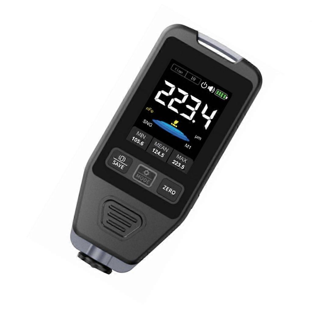 Coating Thickness Gauge Rechargeable 0-1400m LCD Display Paint Coating Meter