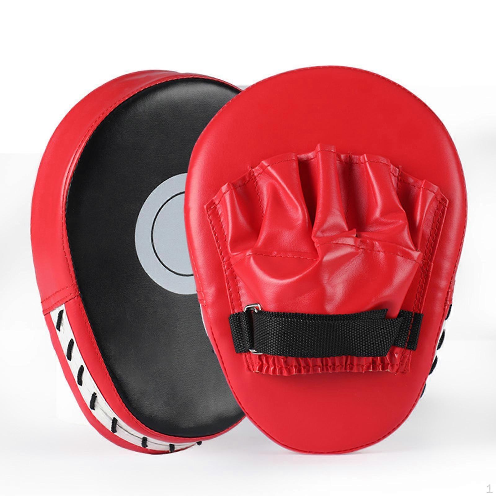 Premium Leather Boxing Focus Mitts for Training