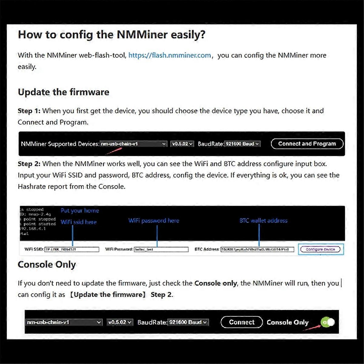 Bitcon Nerd Miner BTC Crypto Solo Lottery 307KH/S ESP32 Vision Master T190  with White Shell