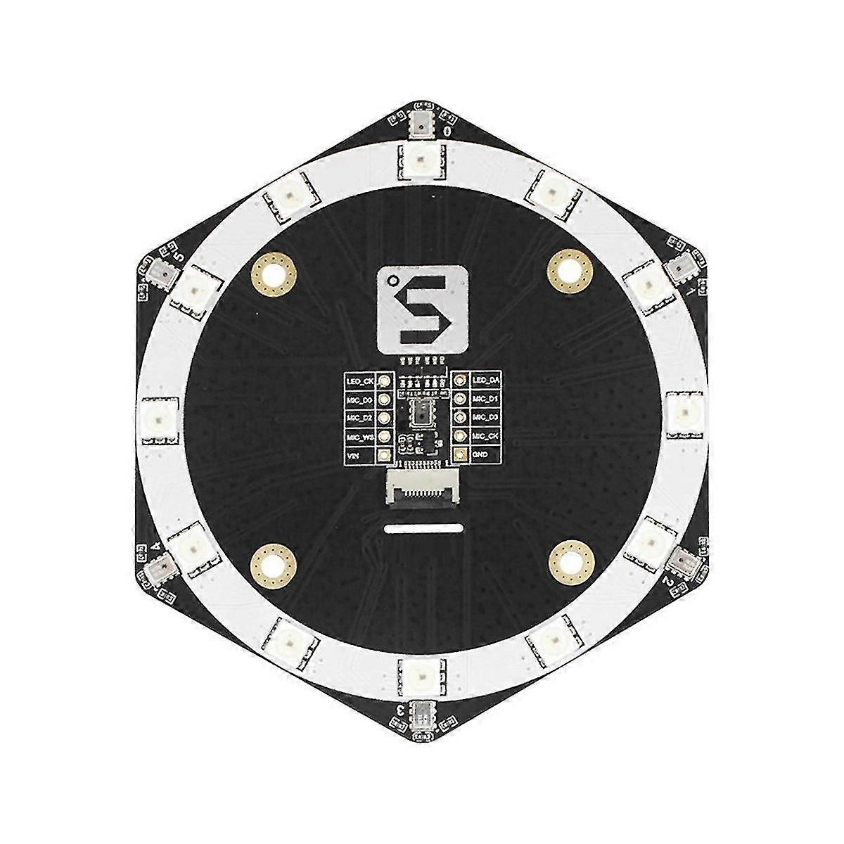 Mic6 Microphone Array Źródło dźwięku Moduł śledzenia lokalizacji Expansion Board Msm261S4030H0 Ai z 1-haoyi