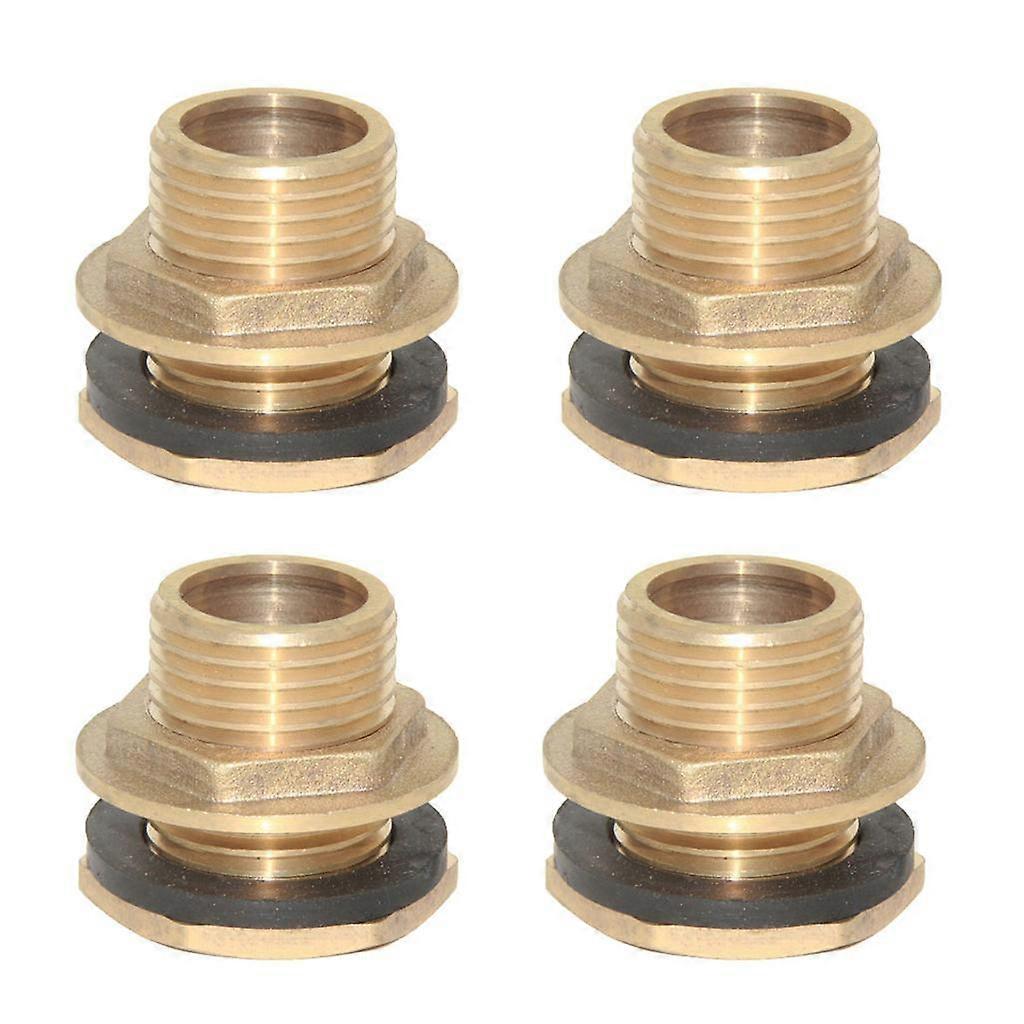 4x DN15 Water Tank Hose Connector Faucet Tap Fittings Cistern Hose Adapter