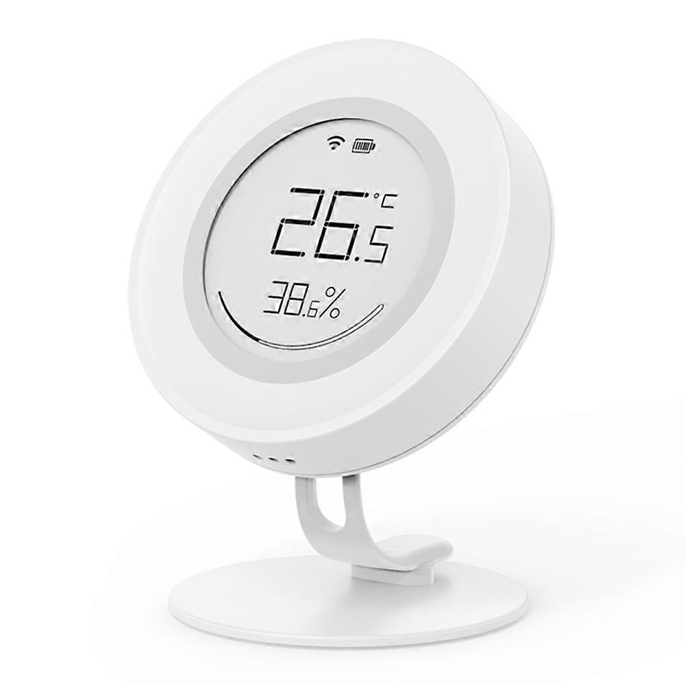 ZWHS16 Zigbee Home Smart Temperature Humidity Sensor E-Ink Display Screen App Remote Control
