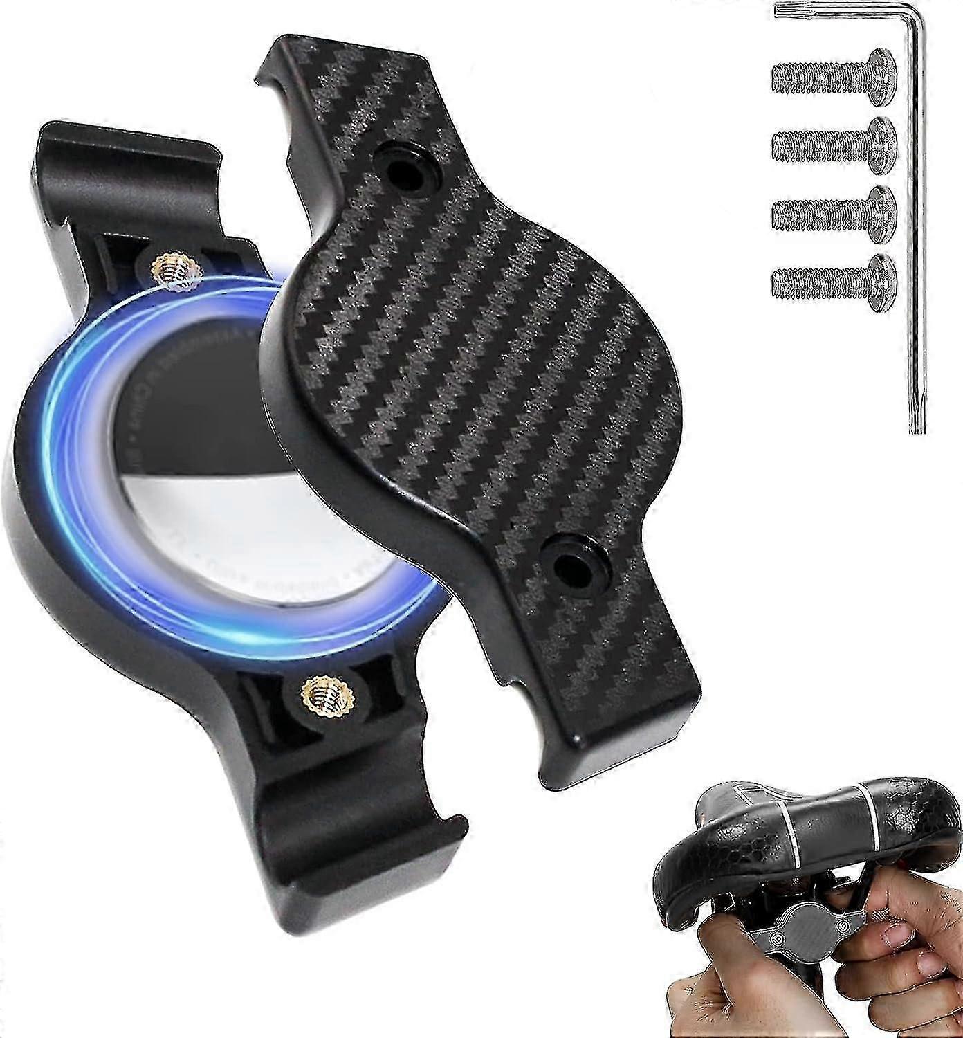 لجبل دراجة Airtag ، حامل دراجة Air Tag مضاد للسرقة ، حماية Airtag للدراجات الجبلية ضد السرقة مع مسامير وأدوات