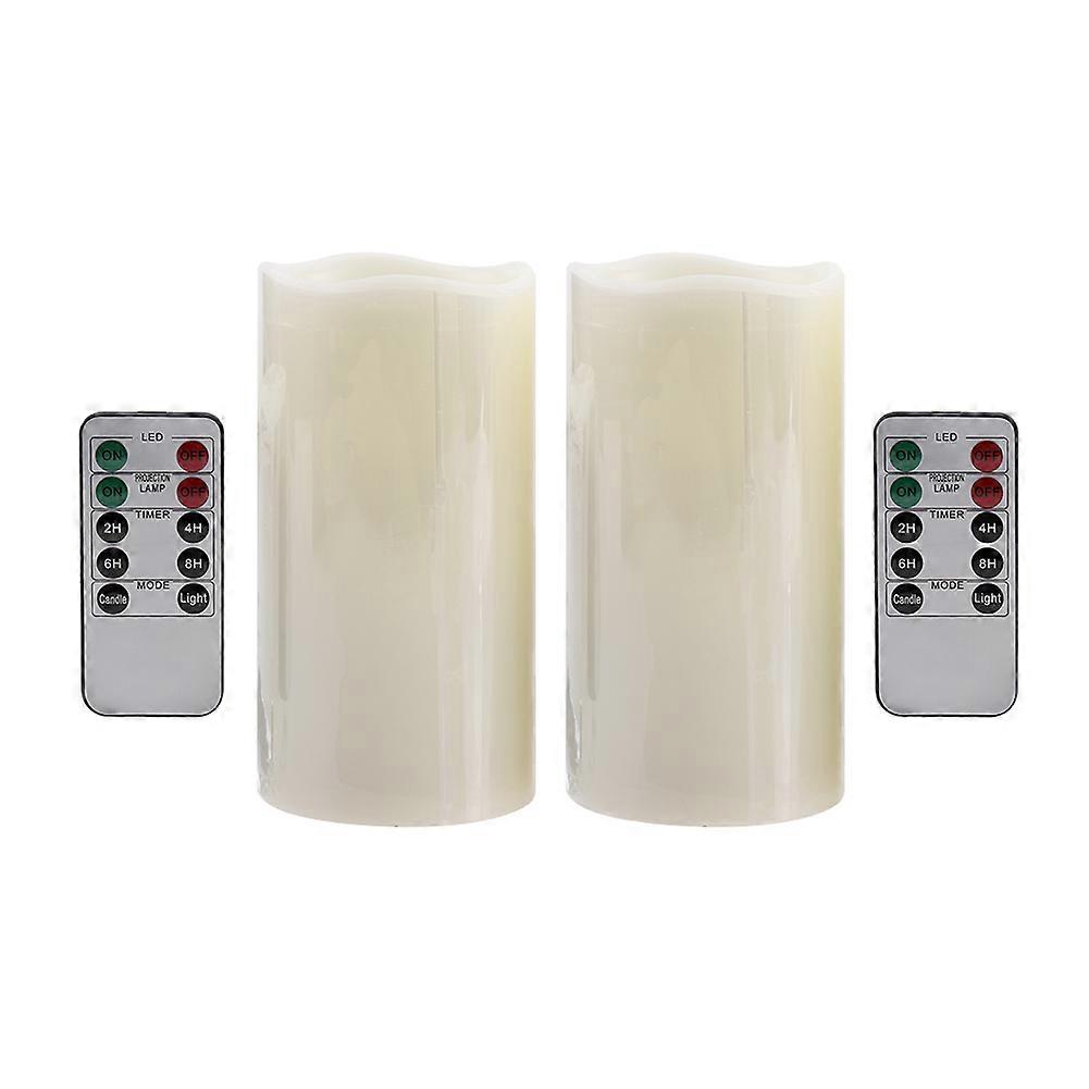 Remote Projector Light Candle Lamp For Christmas Decoration, Remote Control, LED, Color Warm White, Material Plastic