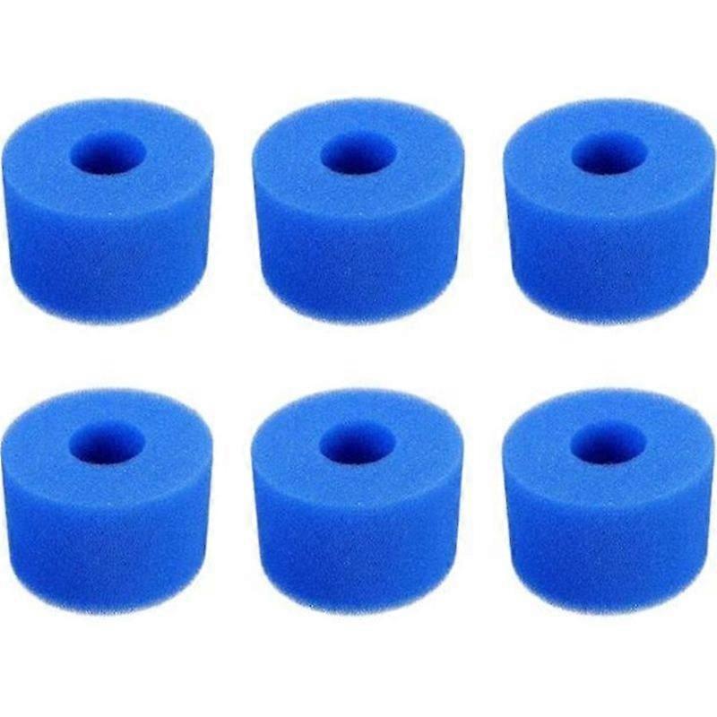 6Pcs Swimming Pool Foam Filter Sponge Intex S1 Reusable Washable Biofoam Pool Cleaner Swimming Filter Foam