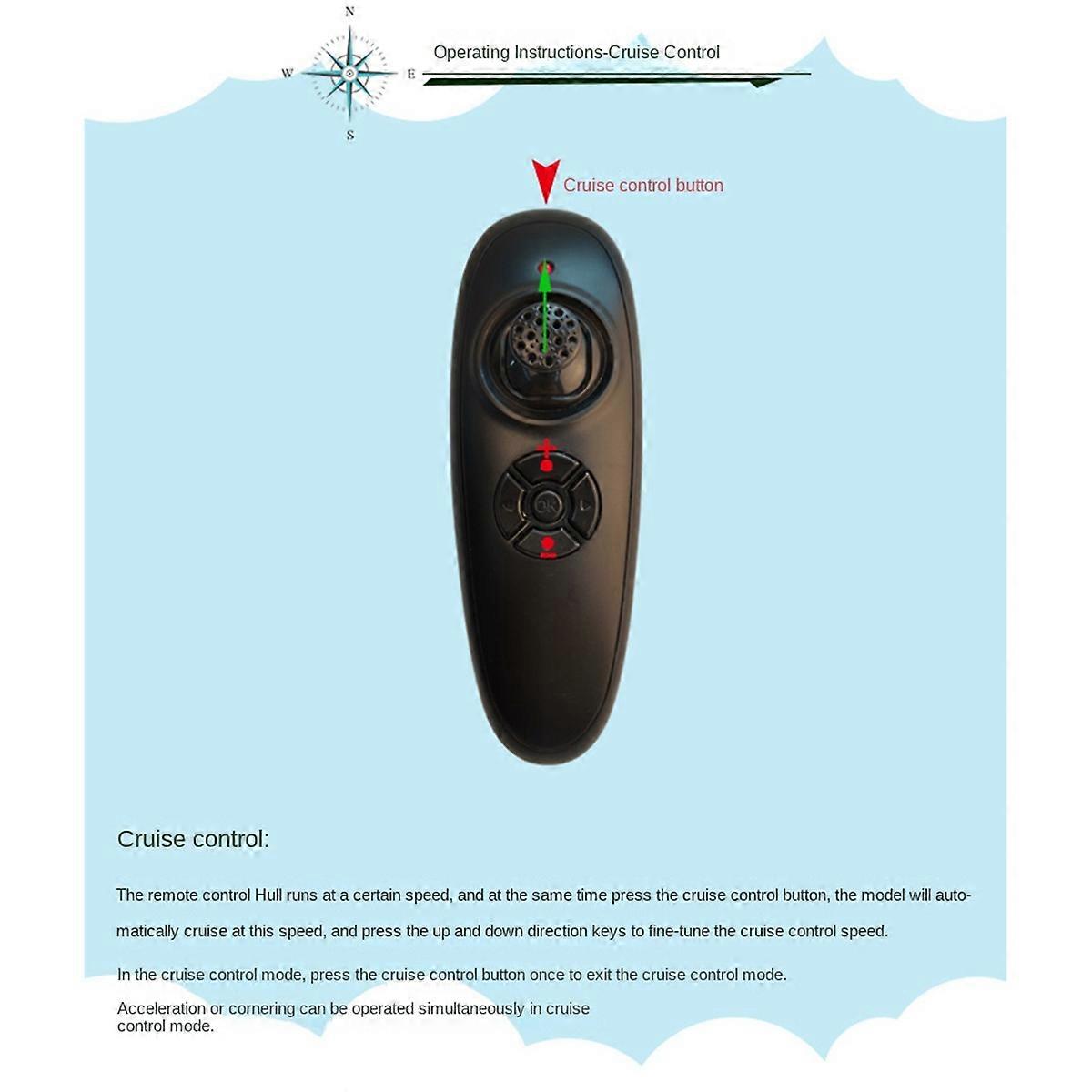 TXG3-RXG3 Color Screen Remote Controller with GPS for RC Bait Boat, 6 ...