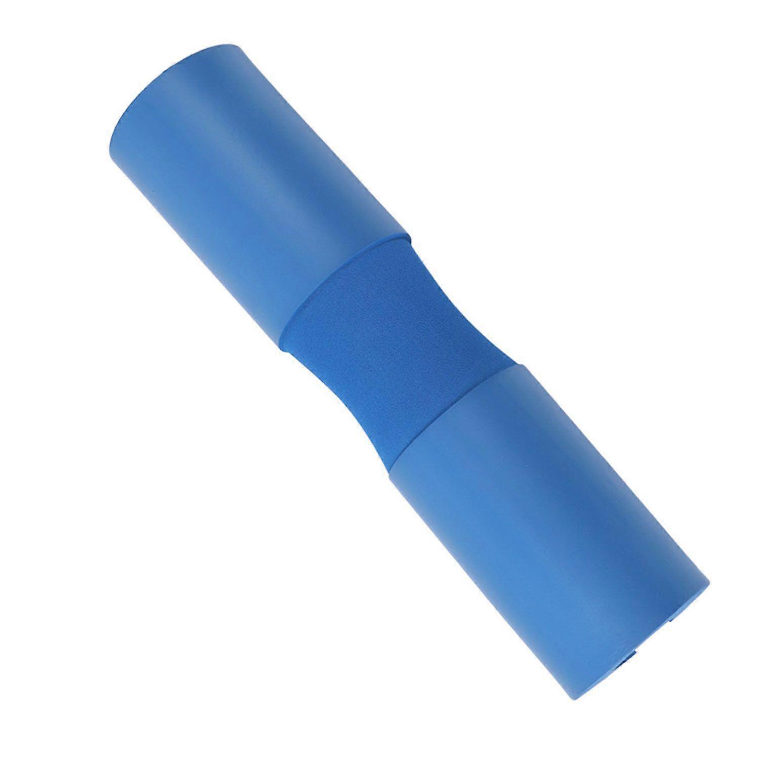 Thickened Foam Blue Barbell Pad for Hip Thrusts and Squats - Lifting Bar Cushion