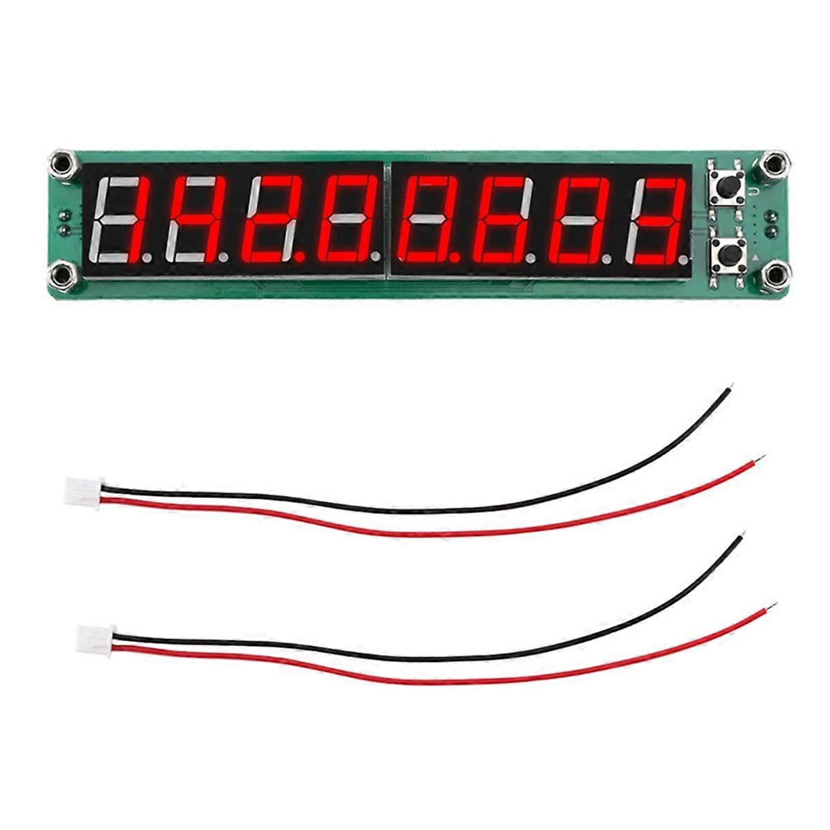 0.1MHz-1200MHz RF Signal Frequency Counter Cymometer Meter Tester with LED Display Screen for Radio