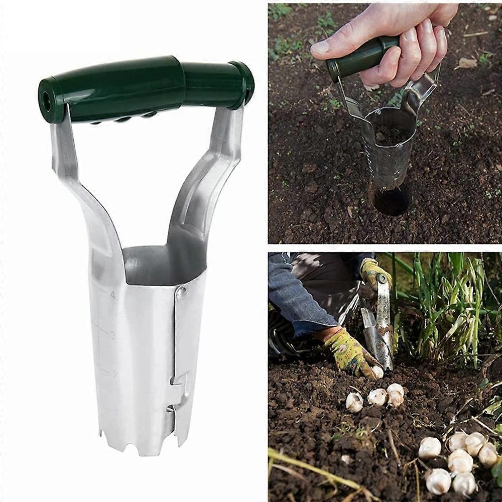 Transplanter Garden Hand Bulb Planter Tool for Digging Hole Seed A