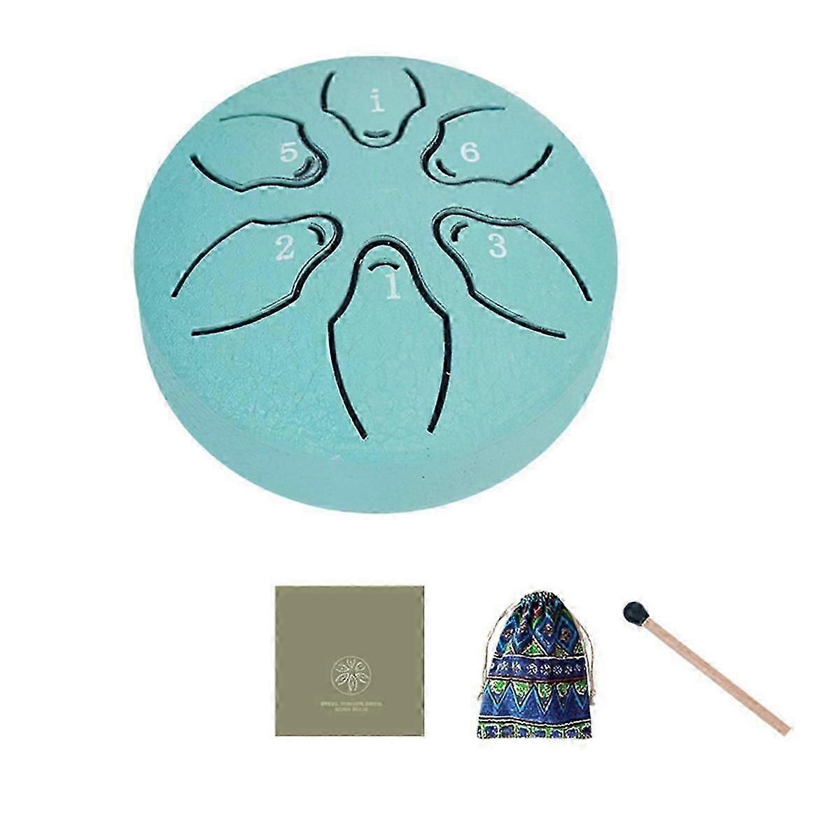 3 بوصة 6 نغمة في الهواء الطلق الصلب اللسان طبل المطر طبل أداة صغيرة اليد طبل الأثيري الطبول