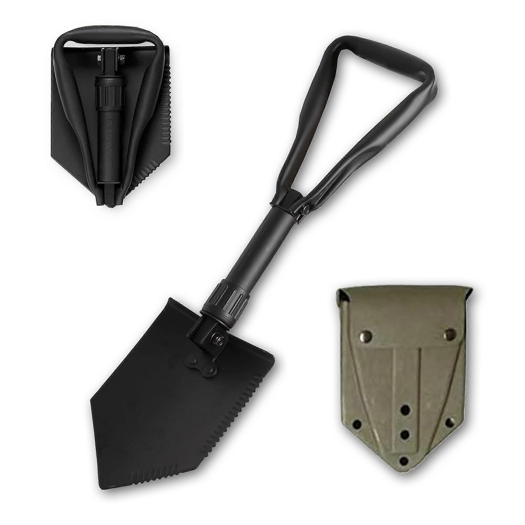 Military Grade Trench Digging Tool Set for Camping Survival - Durable Steel, Compact Design, Lightweight and Portable