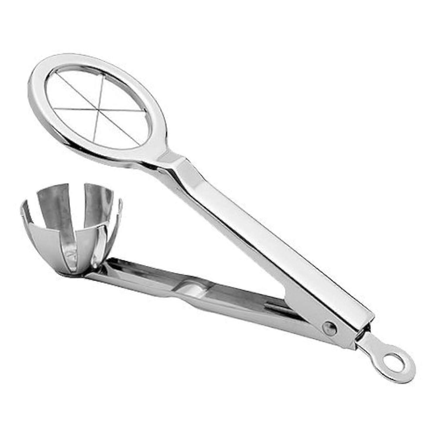 Egg Slicer Stainless Steel 6.5cm, Silver, Compact 18x6.5x6.5cm Kitchen Tool for Perfectly Sliced Eggs