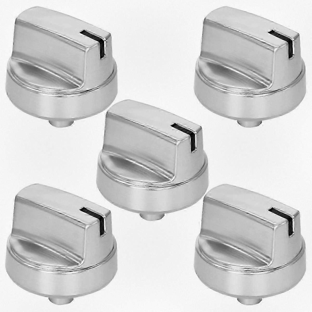 5pcs Replacement Gas Stove Knobs Compatible with WB03X29354 AP6327766 4585908, Profile Stove Top Control Knobs