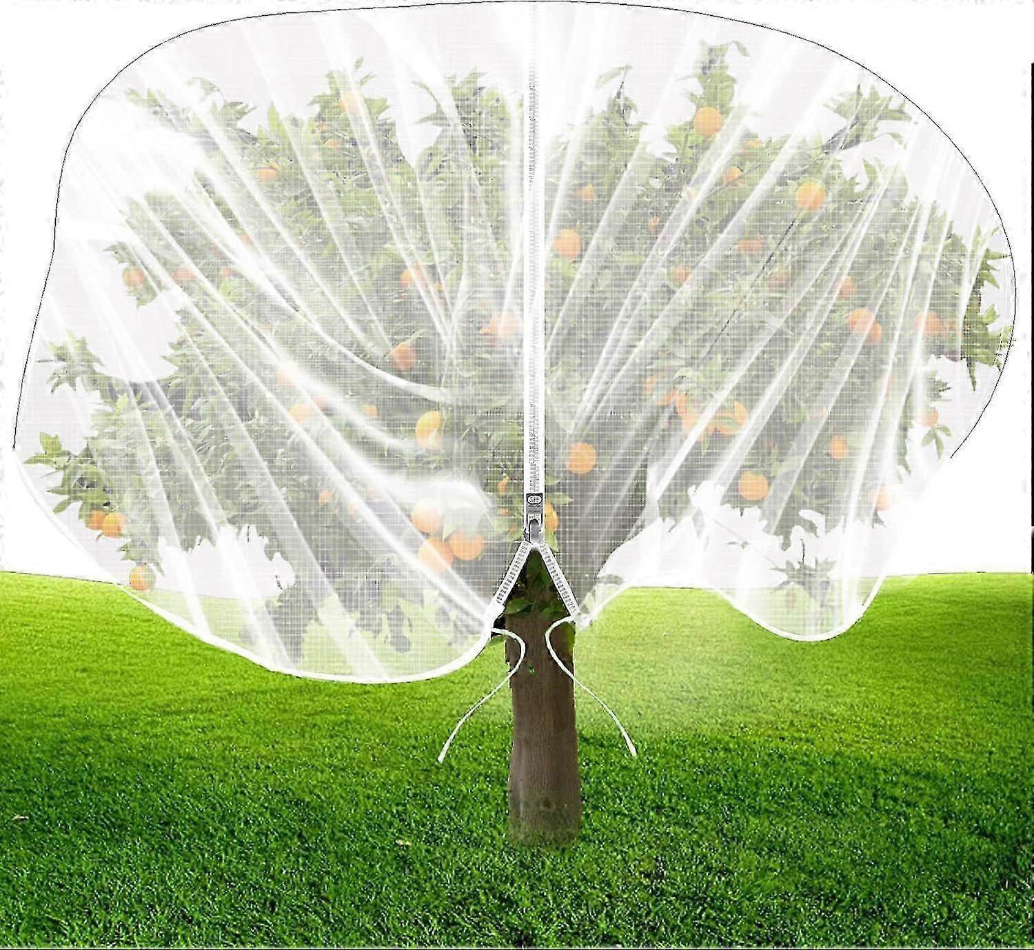 Large Fruit Tree Netting Bags With Zippernetting For Trees From
