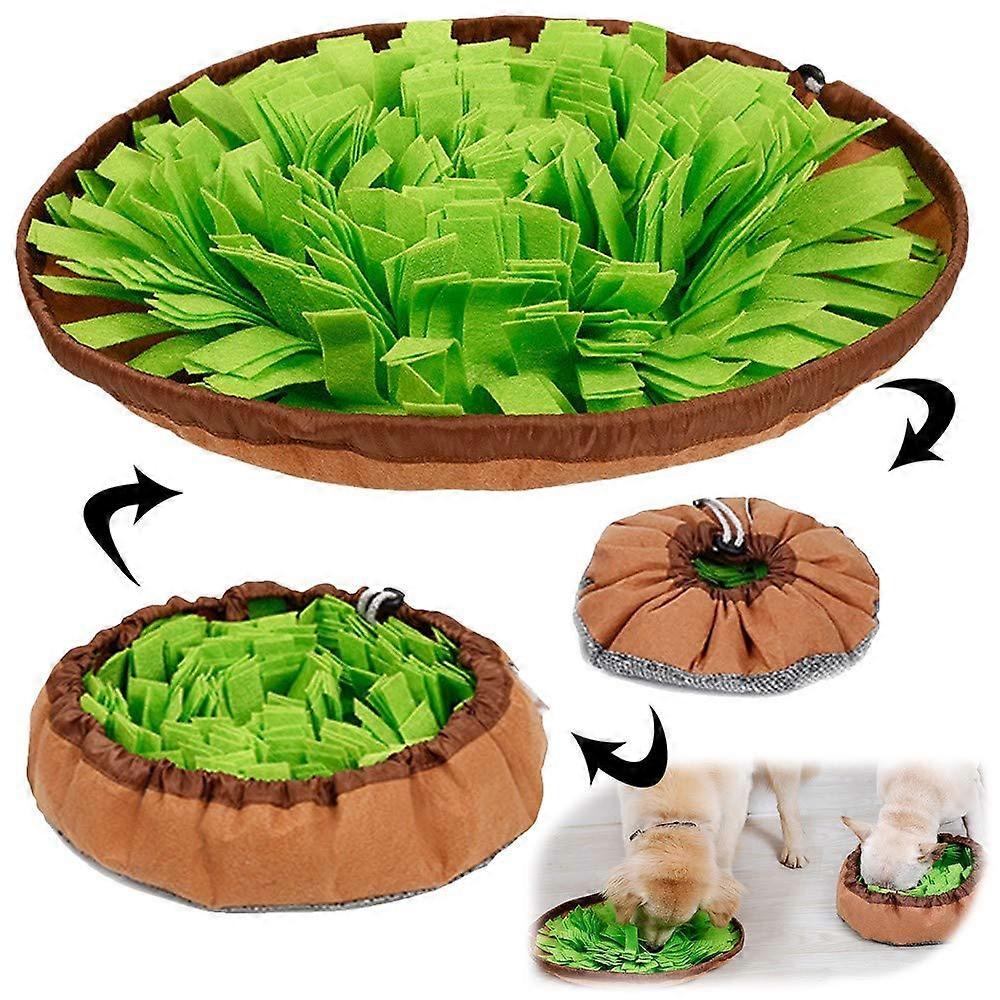 Pet Snuffle for dogs, interactive feed game for boredom, encourages natural feeding skills