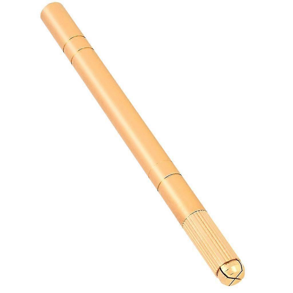 Tattoo Permanent Makeup Manual Microblading Pen Eyebrow Line Tool Gold