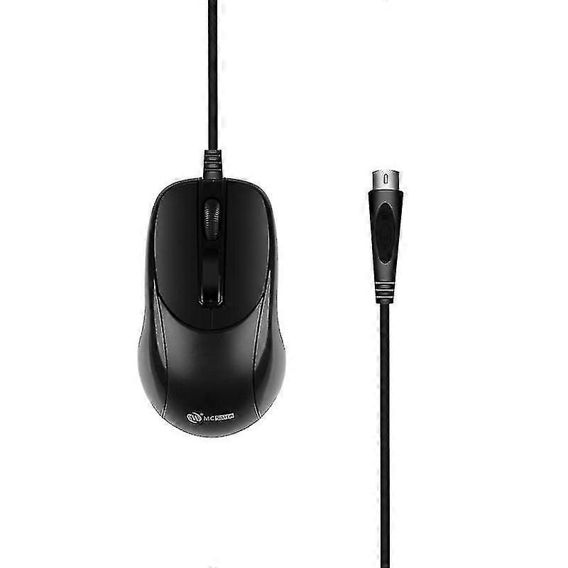 Mcsaite Ps2 Wired Working Gaming Optical Mouse Ps/2 Port Home Office ...