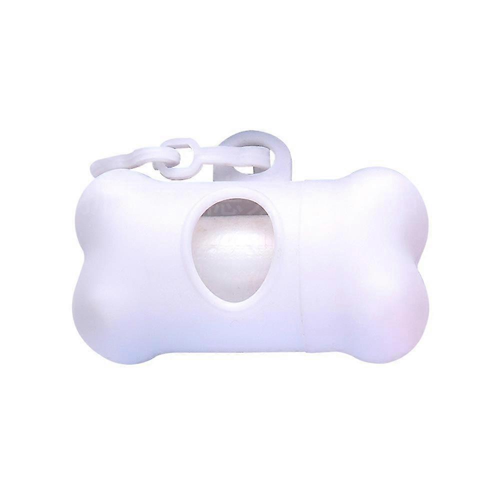 1Pcs Bone Shaped Poop Bag Dispenser Pet Dog Waste Bag Holder Plastic Garbage Bags Dispenser Carrier Case Disposal Bags Dispenser