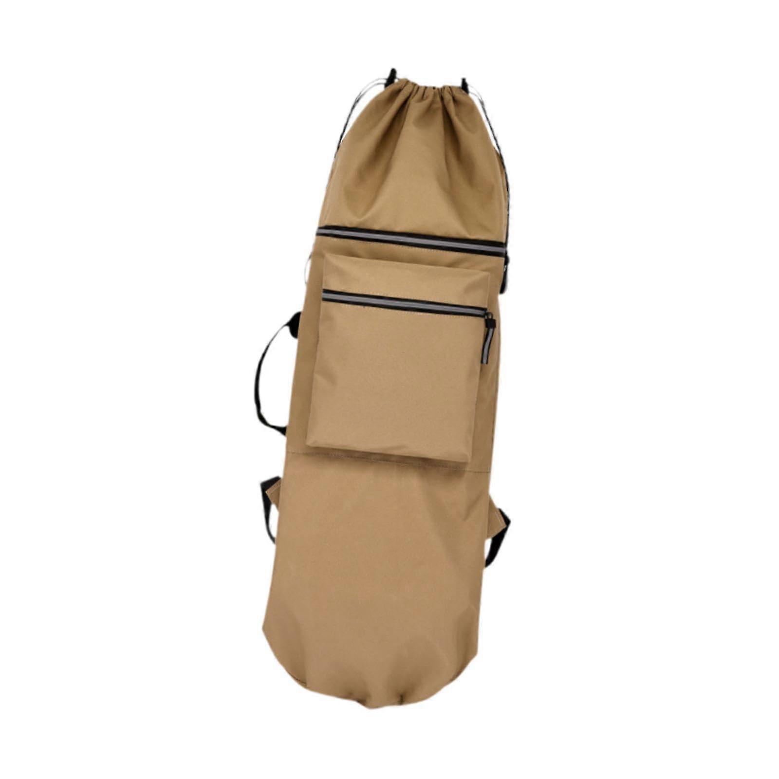 Skateboard Backpack With Adjustable Shoulder Strap, Nylon Material, Outdoor Use, Skateboard Carrier And Storage