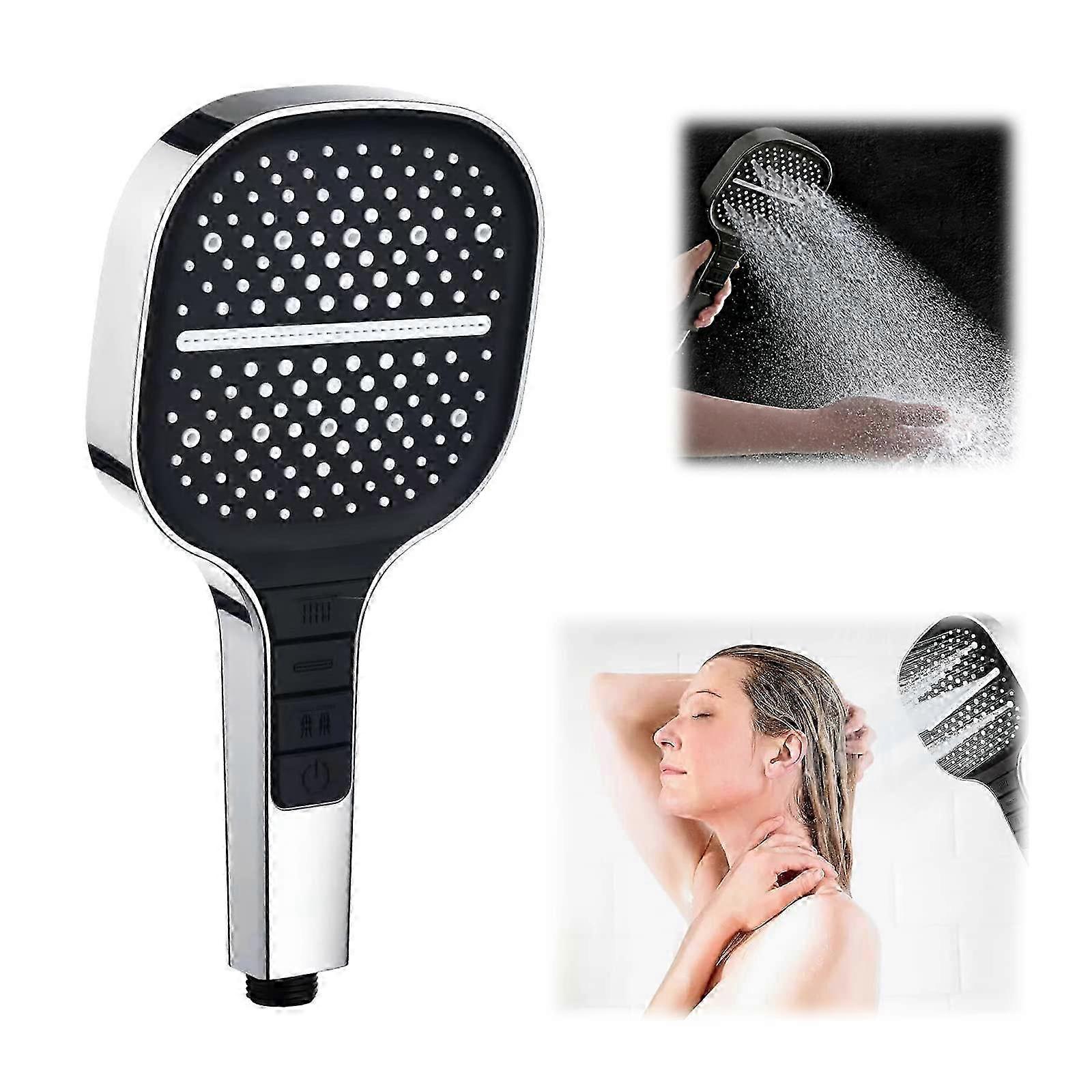 Oversized shower set high-pressure water-saving