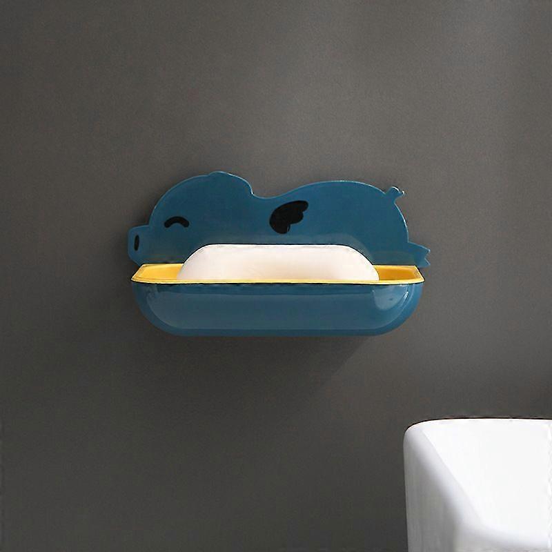 4-Pack Pig Soap Dish with Double Drainer